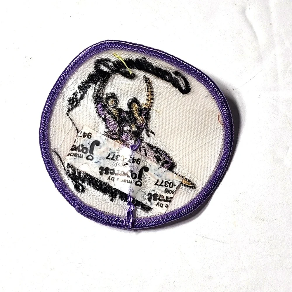 Girl Scouts Patch Academy Dance Company Ballet Round 2.5 Inch Purple White